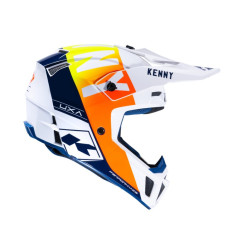 KASK KENNY CROSS/ENDURO PERFORMANCE WHITE/NAVY/ORANGE - BIAŁY/NIEBIESKI/POMARAŃCZOWY