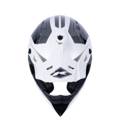 KASK KENNY CROSS/ENDURO TITANIUM BLACK/WHITE - BIAŁY/CZARNY