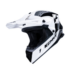 KASK KENNY CROSS/ENDURO TITANIUM BLACK/WHITE - BIAŁY/CZARNY