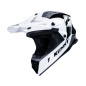 KASK KENNY CROSS/ENDURO TITANIUM BLACK/WHITE - BIAŁY/CZARNY