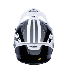 KASK KENNY CROSS/ENDURO TITANIUM BLACK/WHITE - BIAŁY/CZARNY