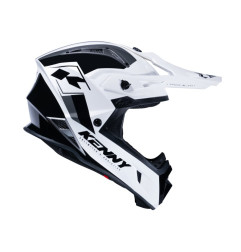 KASK KENNY CROSS/ENDURO TITANIUM BLACK/WHITE - BIAŁY/CZARNY