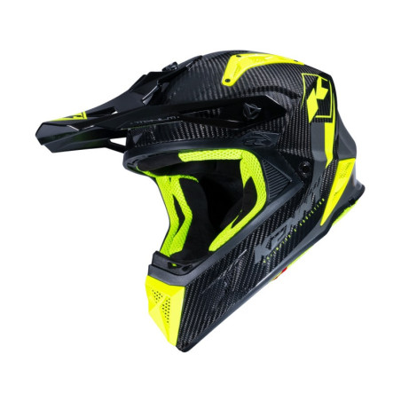 KASK KENNY CROSS/ENDURO TITANIUM CARBON NEON YELLOW - CZARNY/ŻÓŁTY FLUO