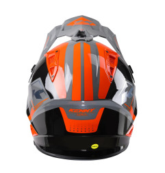KASK KENNY CROSS/ENDURO TITANIUM GREY/ORANGE - SZARY/POMARAŃCZOWY/CZARNY