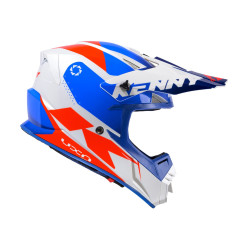 KASK KENNY CROSS/ENDURO TRACK PATRIOT JUNIOR NIEBIESKI/BIAŁY/CZERWONY