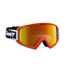KENNY RACING GOGLE TRACK ORANGE - RED LENS/CZERWONE LUSTRO - POMARAŃCZOWY/CZARNY/BIAŁY