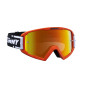 KENNY RACING GOGLE TRACK ORANGE - RED LENS/CZERWONE LUSTRO - POMARAŃCZOWY/CZARNY/BIAŁY