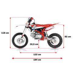 Motocykl Pit Bike AM Thunder 125 Pit Bike dla dzieci