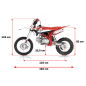 Motocykl Pit Bike AM Thunder 125 Pit Bike dla dzieci