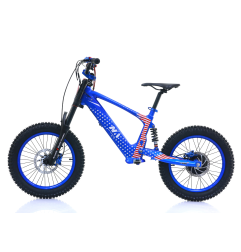 NAI e-BRO 18 motocykl elektryczny dla dzieci niebieski Model 2025