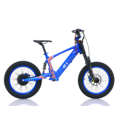 NAI e-BRO 18 motocykl elektryczny dla dzieci niebieski Model 2025