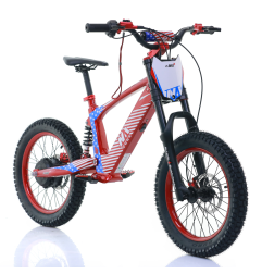 NAI e-BRO 18 motocykl elektryczny dla dzieci czerwony Model 2025