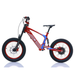 NAI e-BRO 18 motocykl elektryczny dla dzieci czerwony Model 2025