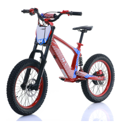 NAI e-BRO 18 motocykl elektryczny dla dzieci czerwony Model 2025