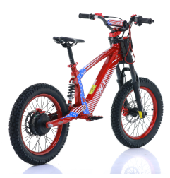 NAI e-BRO 18 motocykl elektryczny dla dzieci czerwony Model 2025