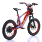 NAI e-BRO 18 motocykl elektryczny dla dzieci czerwony Model 2025