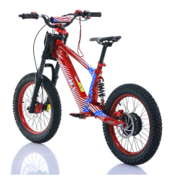 NAI e-BRO 18 motocykl elektryczny dla dzieci czerwony Model 2025