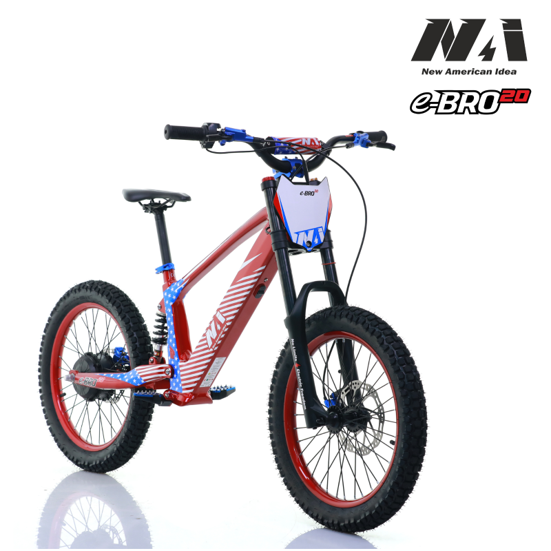 NAI e-BRO 20 motocykl elektryczny dla dzieci czerwony Model 2025