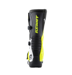 BUTY KENNY RACING CROSS/ENDURO TRACK WHITE/NEON YELLOW KOLOR BIAŁY/CZARNY/ŻÓŁTY FLUO