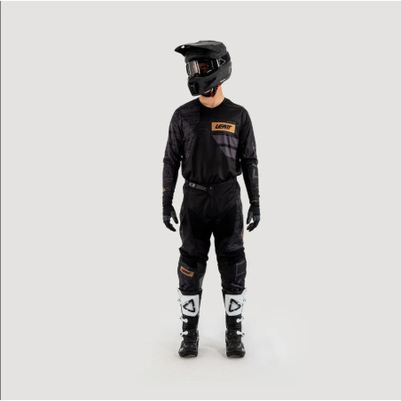 Leatt strój moto cross enduro atv Black
