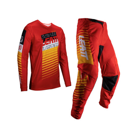 Leatt strój moto cross enduro atv Red