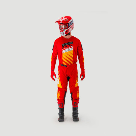 Leatt strój moto cross enduro atv Red