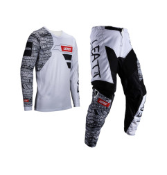 Leatt strój moto cross enduro atv White