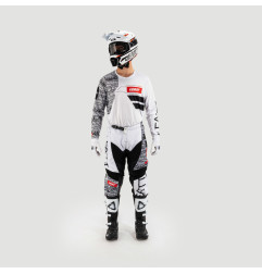 Leatt strój moto cross enduro atv White