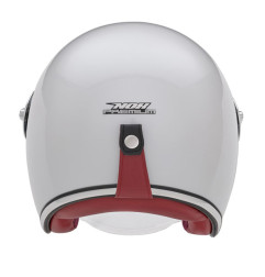 NOX Kask Otwarty JET z Blendą N130 SOLID Kolor Biały Połysk