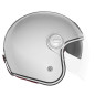 Nox Kask Premium Otwarty Jet Heritage Solid Srebrny