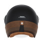 Nox Kask Premium Otwarty Jet Heritage Leather Czarny Brązowy