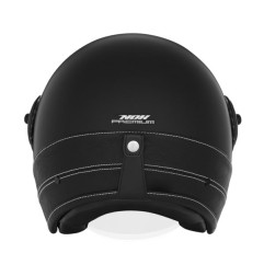 NOX Kask Otwarty JET z Blendą N130 SOLID Kolor Biały Połysk