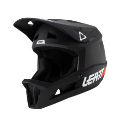 Leatt Kask Rowerowy MTB Gravity 1.0 Junior Black Czarny XS (53-54 Cm)