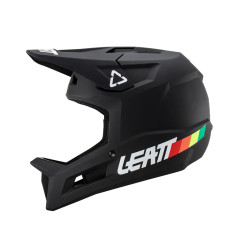 Leatt Kask Rowerowy MTB Gravity 1.0 Junior Black Czarny XS (53-54 Cm)
