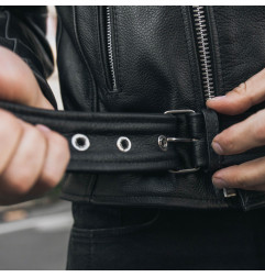 Ozone kurtka motocyklowa skórzana Ramones