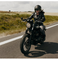 Ozone kurtka motocyklowa skórzana Damska Ramones