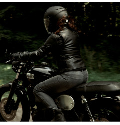 Ozone kurtka motocyklowa skórzana Damska Ramones