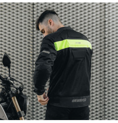 Ozone kurtka motocyklowa tekstylna Dart Black Yellow