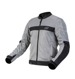 Ozone kurtka motocyklowa tekstylna Dart Srebrny Czarny