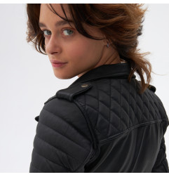 Ozone kurtka motocyklowa skórzana Damska Ramones Modern