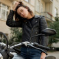 Ozone kurtka motocyklowa skórzana Damska Ramones Modern