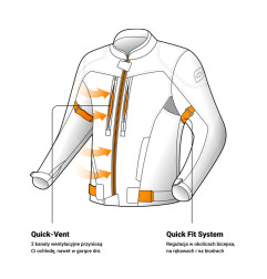 Ozone kurtka motocyklowa tekstylna Delta IV Black