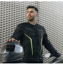 Ozone kurtka motocyklowa tekstylna Delta IV Black Yellow