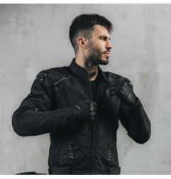 Ozone kurtka motocyklowa tekstylna Pulse Czarny