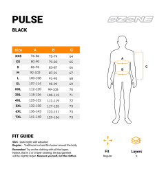 Ozone kurtka motocyklowa tekstylna Pulse Black Yellow
