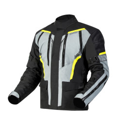 Ozone kurtka motocyklowa tekstylna Tour III Black Grey Yellow
