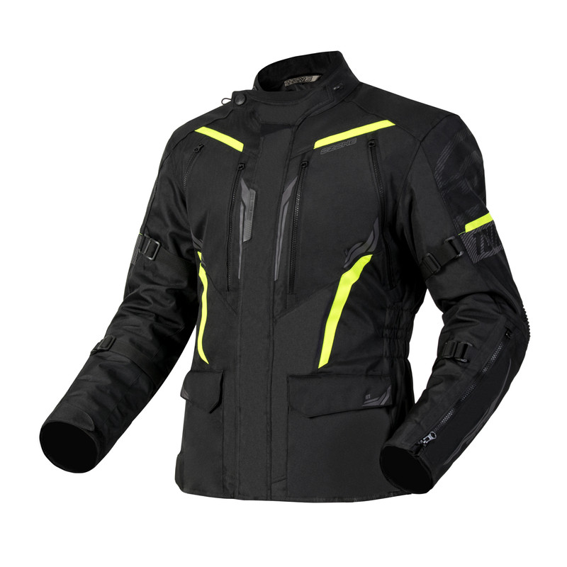 Ozone kurtka motocyklowa tekstylna Tour III Black Yellow