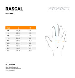 Ozone rękawice motocyklowe skórzane krótkie bez palców Rascal