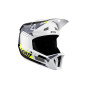 Leatt Kask Rowerowy MTB Gravity 2.0 White Black Biały Szary Czarny