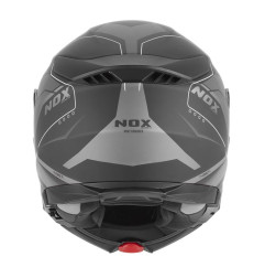Nox Kask szczękowy FLIP-UP N967 Conquer Czarny srebrny